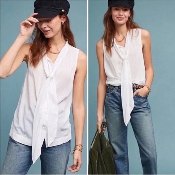 Cloth & Stone for Anthropologie Sleeveless Button-Down Top – Size M - Picture 1 of 8